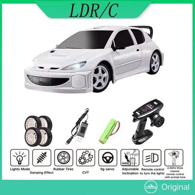 DRC LD2801 LD2802 LD2803 LD2804 1/28 4WD RC Drift Car, Propo