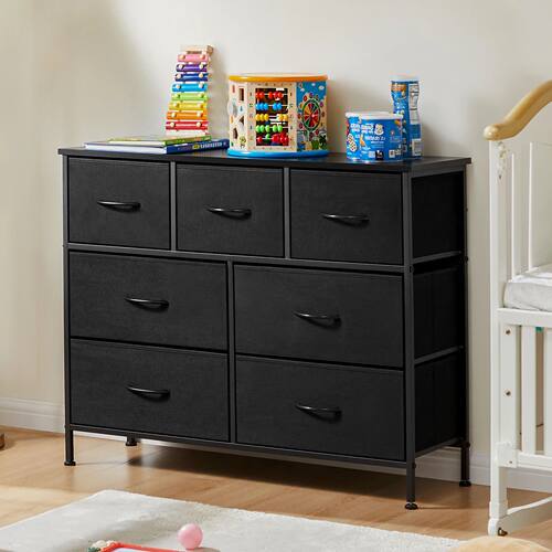 JHK Desser For Bedroom With 7 Fabric Drawers Organizer Stora