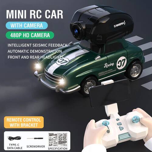 1/46 Mini RC Car 2.4G RC Drift Cars with Detachable WIFI HD
