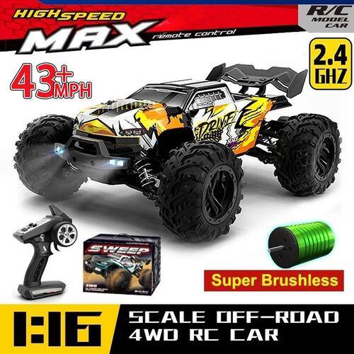 JIKEFUN 16101 /16102 PRO 6 High Speed RC Car With LED Light