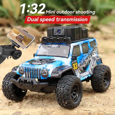 1:32 Mini RC Car With Camera 20Km/h Remote Control Off-Road