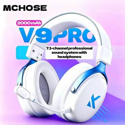 MCHOSE V9 Pro Gaming Wireless Headset7.1 Surround Sound Head