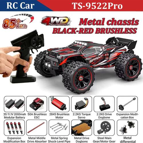WLtoys 9522 PRO 85KM/H High-speed RC Car Brushless 4WD Drive