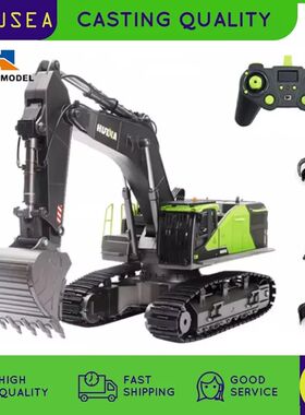 1/14 HUINA 1593 582 RC Excavator Dumper Truck crawler Alloy