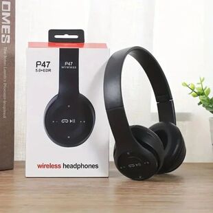 Stereo P47 Headset 5.0 Bluetooth Headset Folding Series Wire