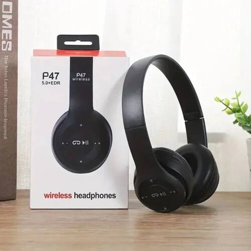 Stereo P47 Headset 5.0 Bluetooth Headset Folding Series Wire