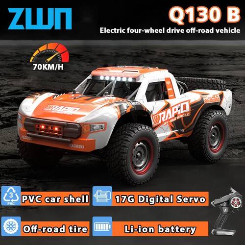 JJRC Q130-B 70KM/H 2.4G RC Car with Light 4WD Remote Control