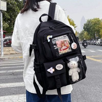 Kawaii Aesthetic Women Backpack School Bag for Teen Girls Ja
