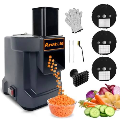 Electric Vegetable Dicer Commercial Food Processor Heavy Dut