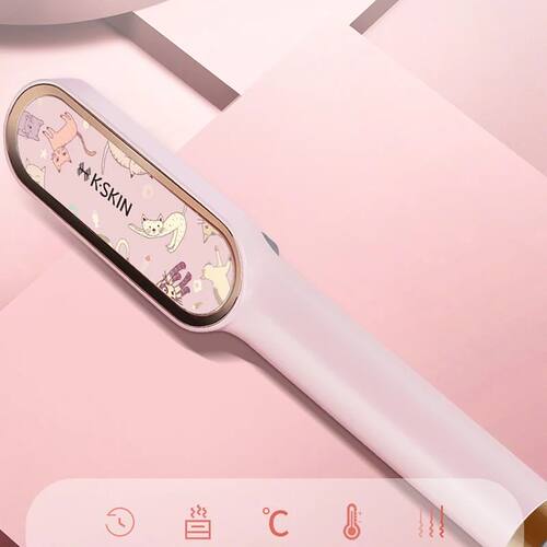 Electric Hair Brushes Straightening Straightener Brush Flat