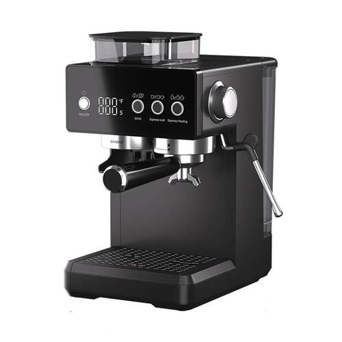 3-in-1 Semi-Automatic Espresso Machine with Built-in Grinder