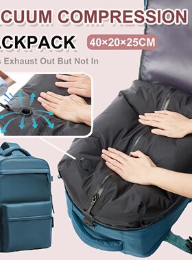 Ryanair 40x20x25 Cabin Bag Men Air Vacuum Compression Backpa