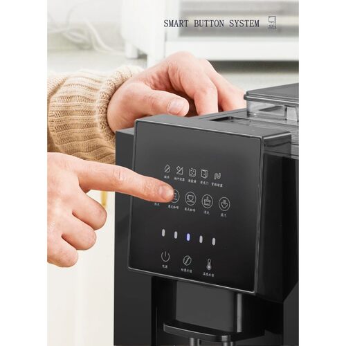 Automatic Espresso Coffee Maker Machine Bean To Cup Smart To