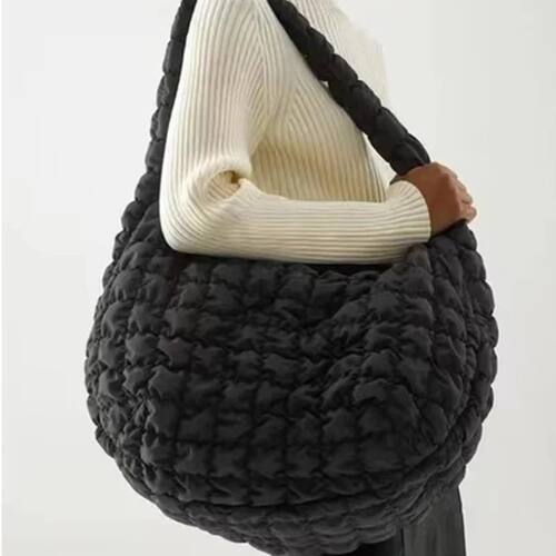 Autumn and Winter Fashion Large Capacity Folded Cloud Bags L