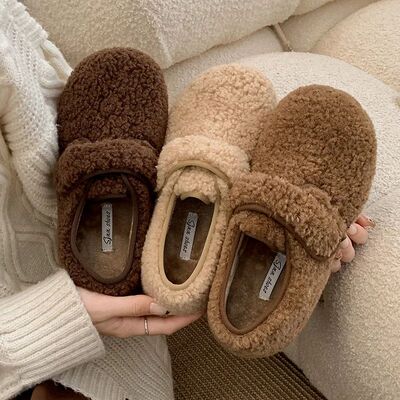 Fashionable Commuting Comfortable Shoes Plus Velvet Thickene