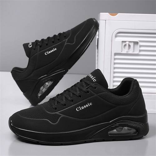 Men's Breathable Shock-Absorbing Running Shoes with Air Cush
