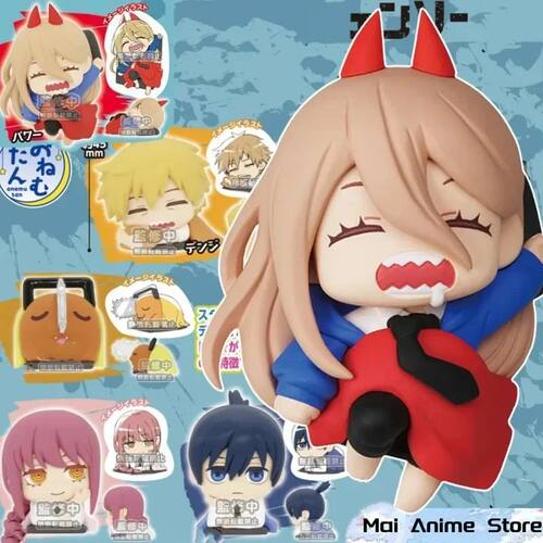 Chainsaw Man Cute Power Figure Sleeping Anime Denji Aki Kawa