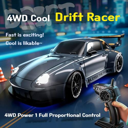 4WD remote drifting car with full proportional control - 2.4