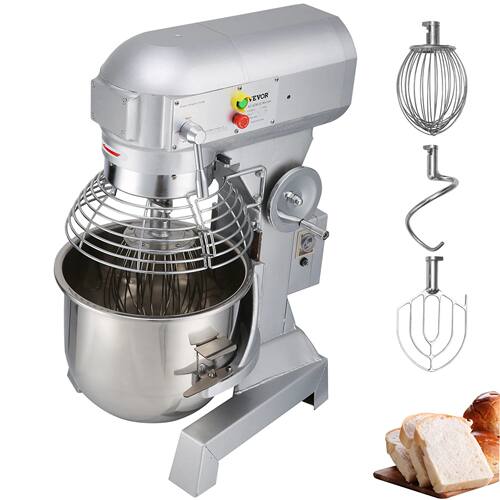 SucceBuy 10-30L Electric Dough Machine Stainless Steel Comme