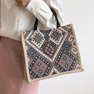 Women's Shoulder Bag Large Capacity Ethnic Style Handbag Ret