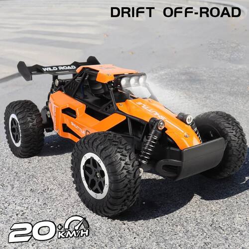 6 2.4G Model RC Car With LED Light High Speed 2WD Off-road R