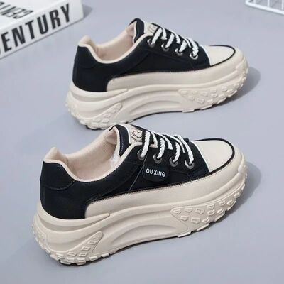 Retro Women Shoes Spring Platform Shoes Casual Sneakers Vers