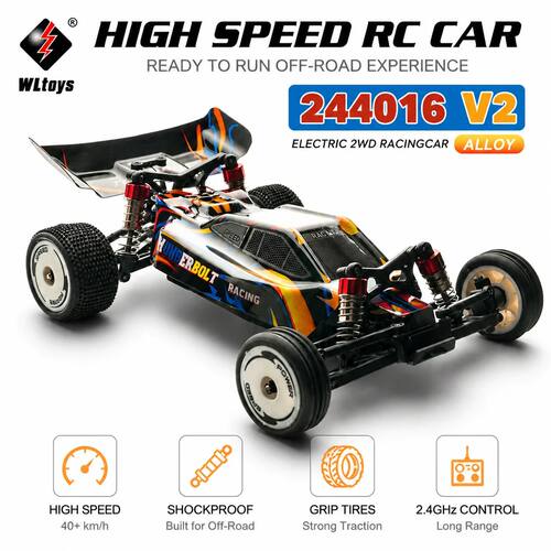 2026 New WLtoys 244016 Remote Control Car 1:24 Electric High