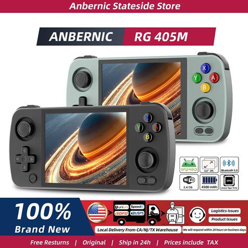 ANBERNIC RG405M Metal Handheld Game Console Android 12 Syste