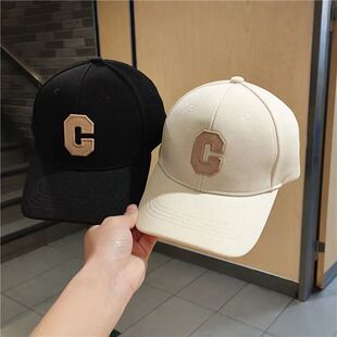 Simple Cap Women Solid Baseball Men Embroidered Letter For