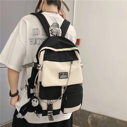 Backpack for women, Korean version, junior high school stude