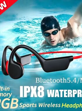 Bone Conduction Headphones IPX8 Waterproof MP3 32GB Bluetoot