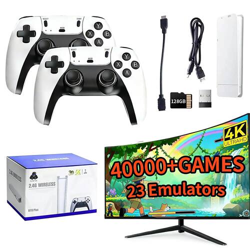 2026 Retro Gaming Console, 4K HD Output Game Stick Pro with