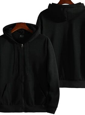 2024 Zipper Hoodies Autumn Winter Men's New Long Sleeve Hood