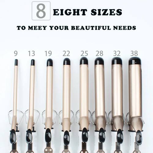 Temperature Setting Electric Hair Curler Long Curling Tong W
