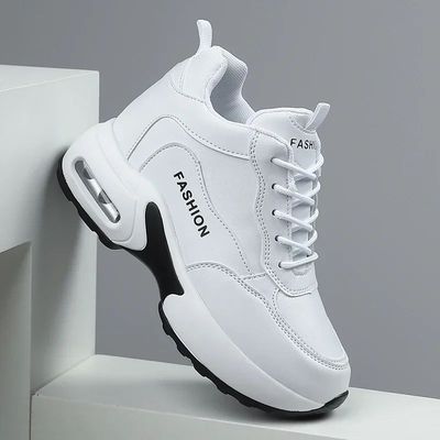 Women Height Increase 8cm Cushion Running Shoes Ladies Non-S