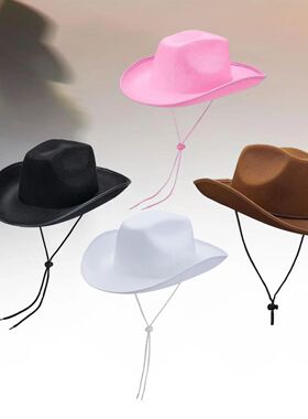Cowboy Hat Sunhat Trendy Versatile Jazz Hat Sun Protection H