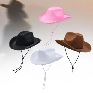 Cowboy Hat Sunhat Trendy Versatile Jazz Hat Sun Protection H