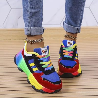 Fashion Women Sneakers Running Footwear Feminino Colorful Ca