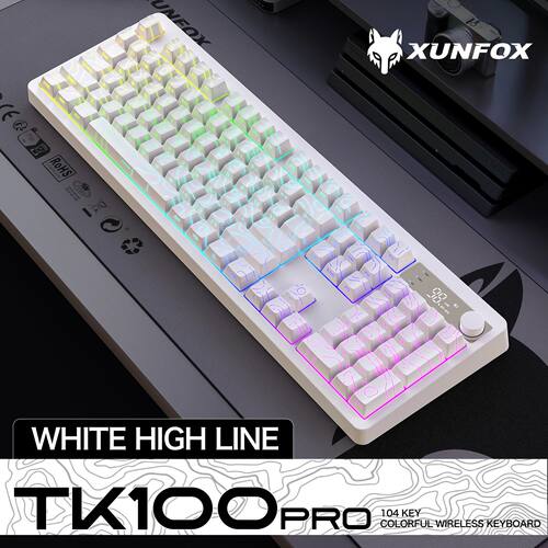 TK100 Wireless Bluetooth Wired Triple-Mode Mechanical Feel K