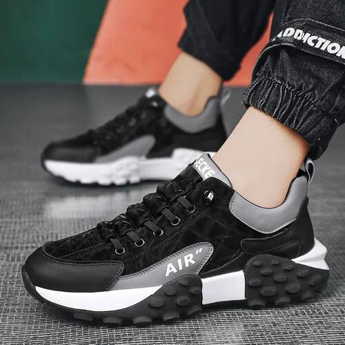 Men's Spring New Sport Shoes Casual Classic rendy Thick Bott