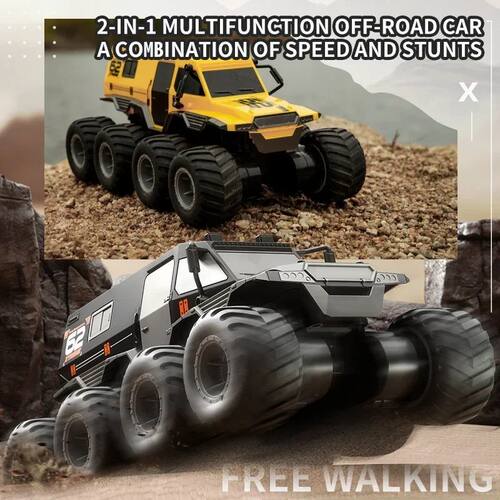 JJRC Q137 8WD RC Car 2.4G Amphibious 8 Wheel Remote Control
