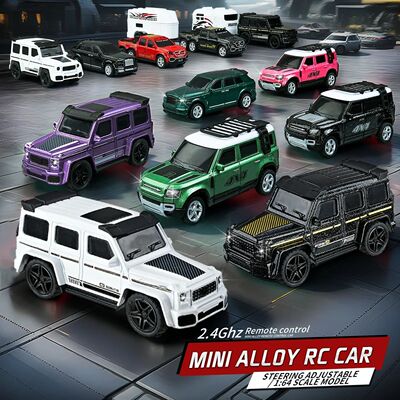 Newest RC Car MINI Alloy 1/64 Upgraded Remote Control Car Co