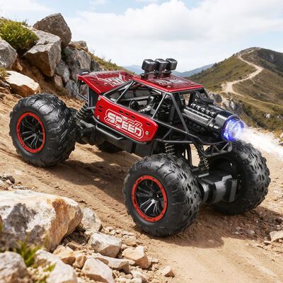 2.4g Remote Control Off-Road Alloy Car with Shock Absorbers,