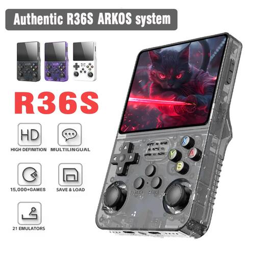 ARKOS R36S Retro Handheld Game Console Linux System 3.5-inch