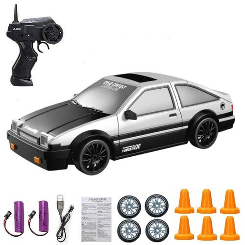 2.4G RC CAR With LED Light 4WD Remote Control Drift Cars Pro