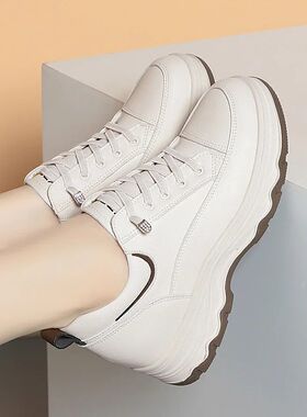 Comfortable Soft Leather Running Sneakers 2024 New Spring Au