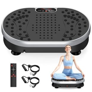 Vibration Plate Exercise Machine 120 Speed Levels 9 Preset P