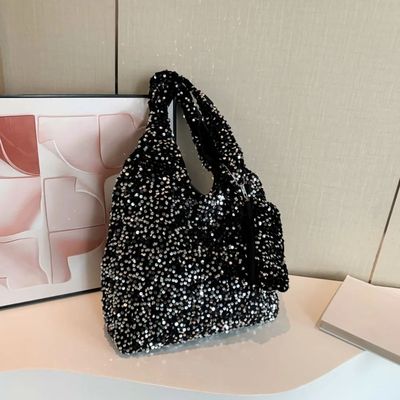 Tote Bag for Women Sequin Shoulder Bag rendy Hobo Bag Luxury