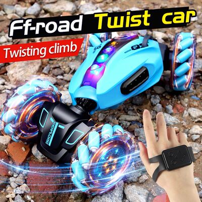 4WD RC Drift Car With Music Led Lights 2.4G Gesture Radio Re