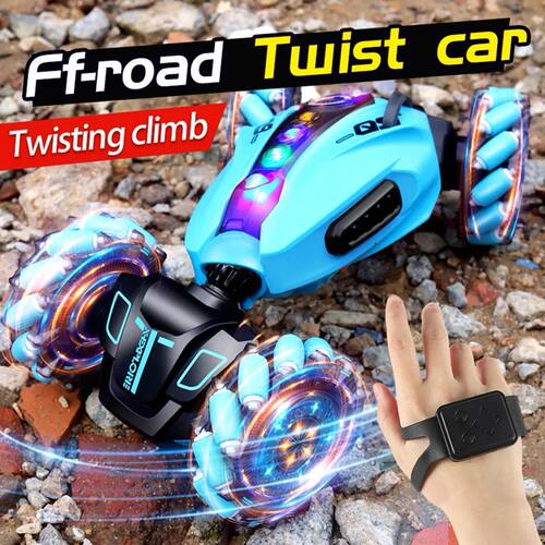 4WD RC Drift Car With Music Led Lights 2.4G Gesture Radio Re